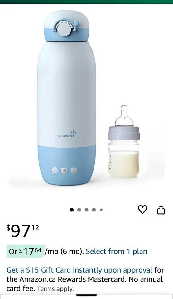 Cordless Portable Baby Bottle Warmer