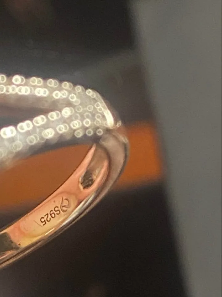 Women 925 Sterling Silver Ring, size 9.5 image indicator(3)