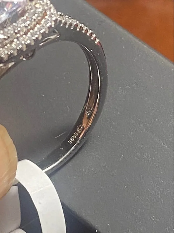 Women 925 Sterling Silver Ring, size 9.5 image indicator(4)