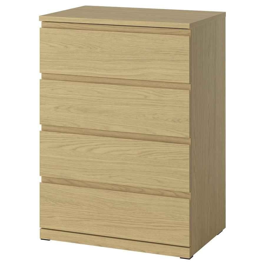 Malm 4 drawers - oak effect - photo 2