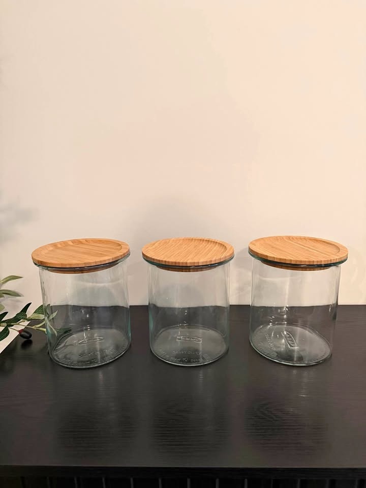 IKEA EKLATANT Glass Jar with Lid #cleanout