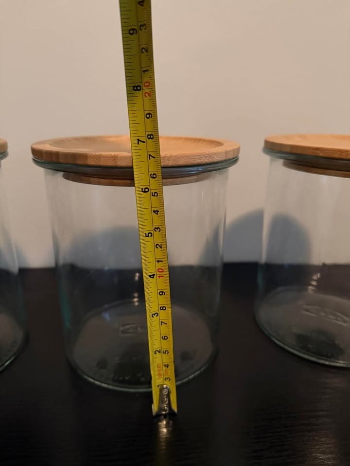 IKEA EKLATANT Glass Jar with Lid #cleanout - photo 3