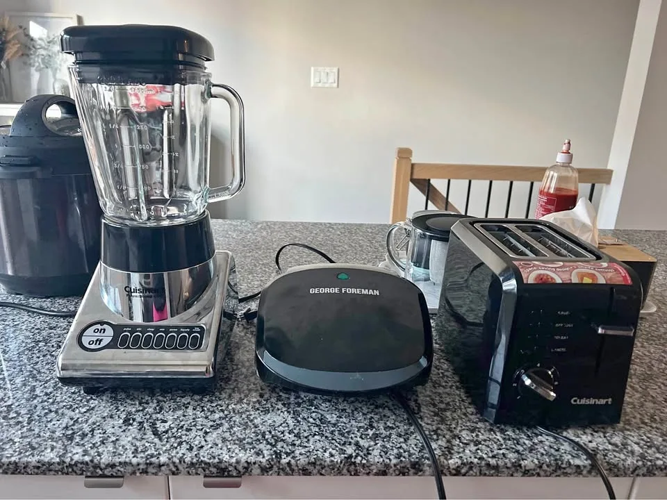 Toaster+ sandwich maker + Blender