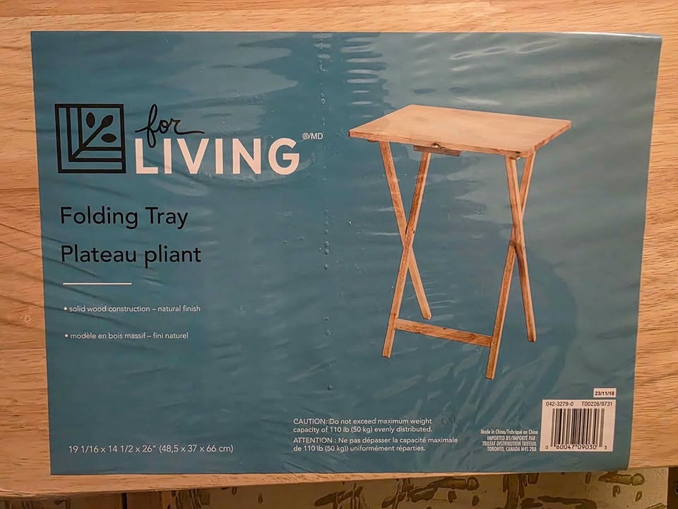 Two small folding tables - photo 3