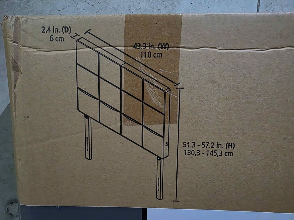 Home trends folding head board - photo 3
