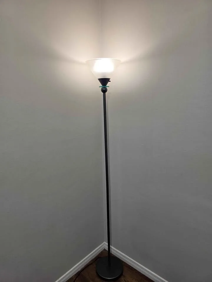 Vintage Brass Finish Pharmacy Floor Lamp