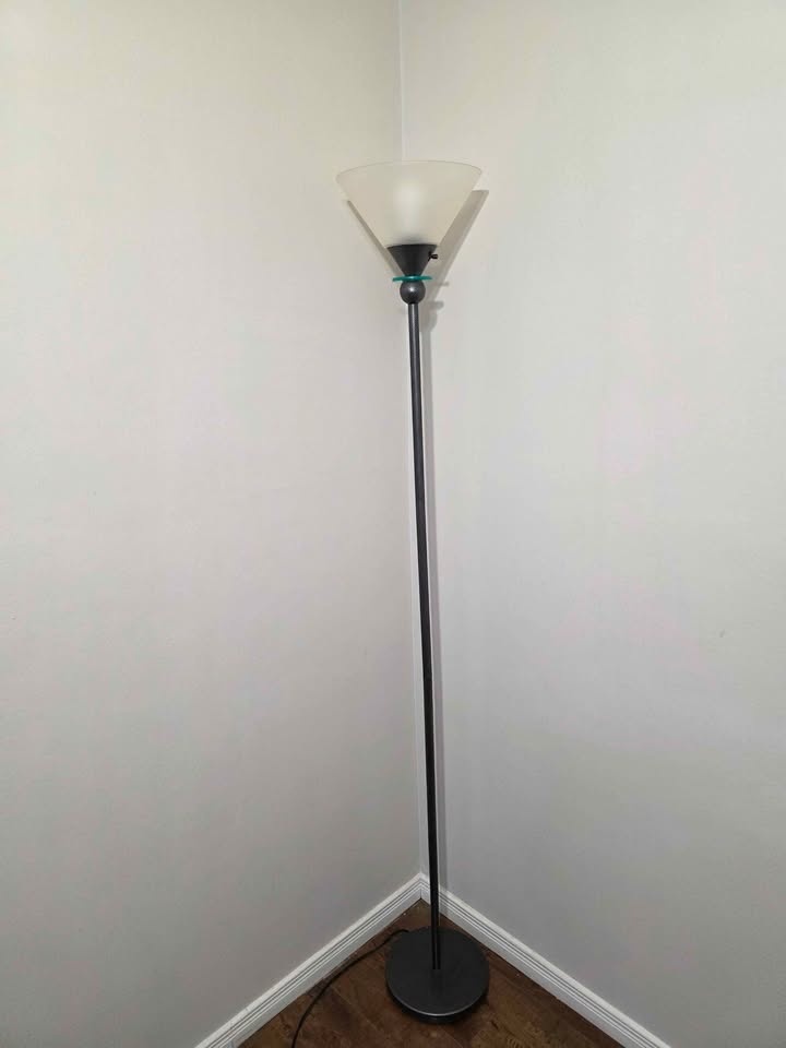 Vintage Brass Finish Pharmacy Floor Lamp - photo 2