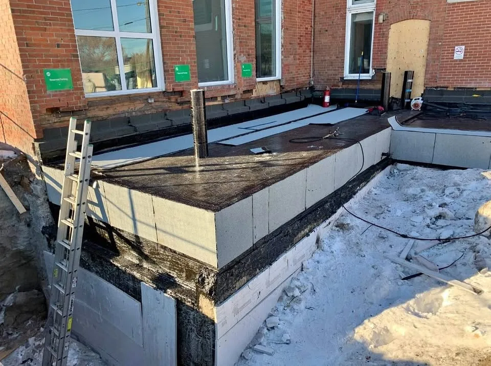 Foundation / basement waterproofing