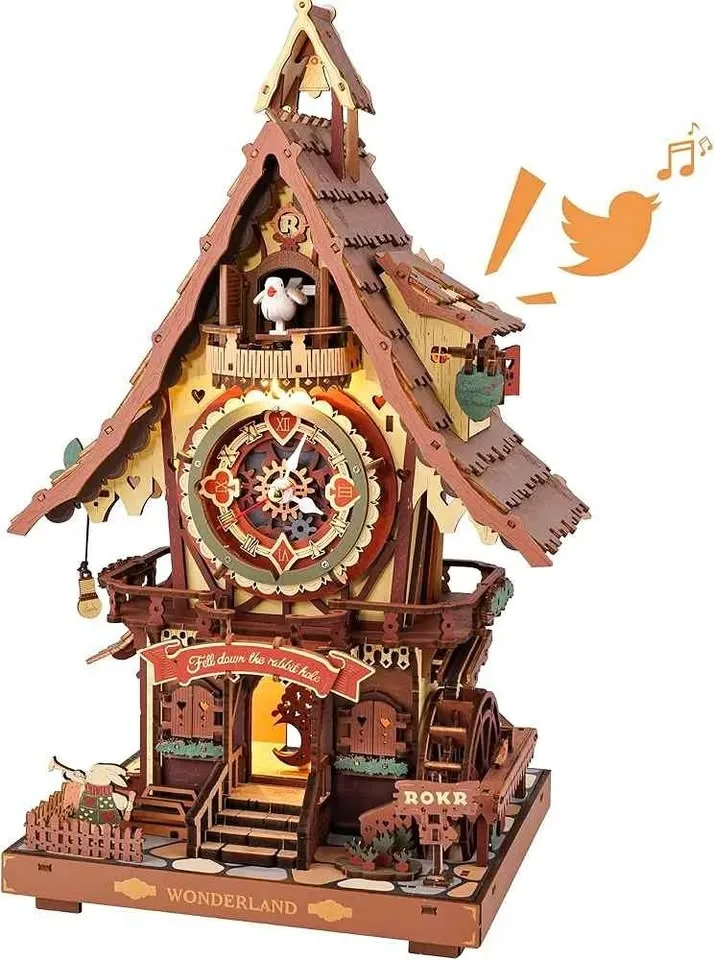 🕰️ ROKR Time Art Cuckoo Clock (LC901C) – Brand New, Sealed!