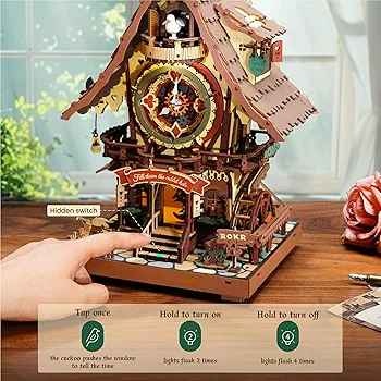 🕰️ ROKR Time Art Cuckoo Clock (LC901C) – Brand New, Sealed! - photo 5