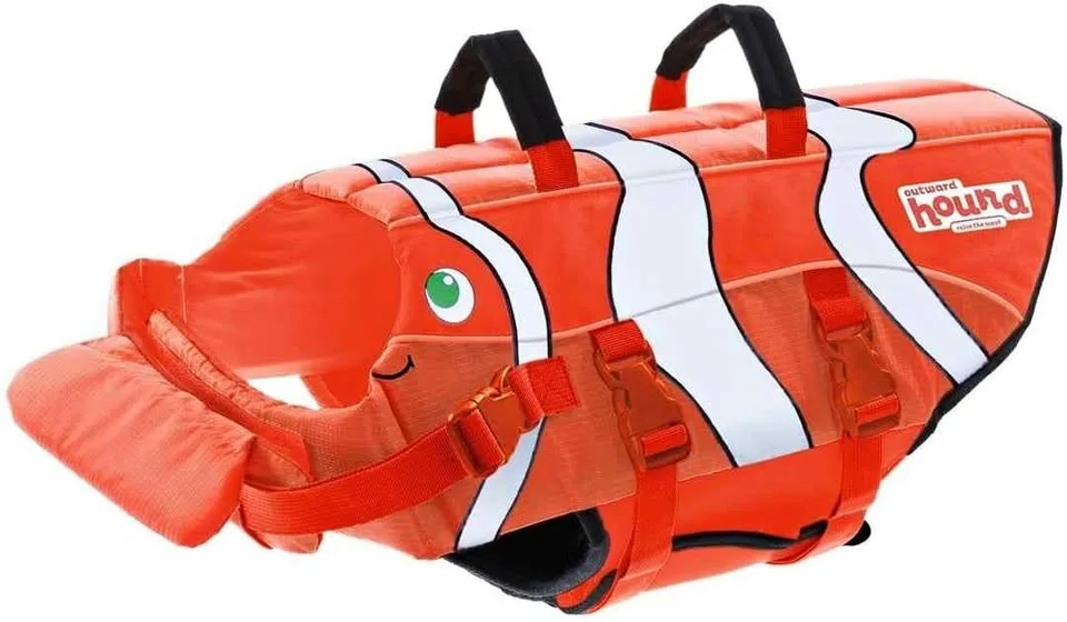 Outward Hound Fun Fish Dog Life Jacket – XS – Brand New