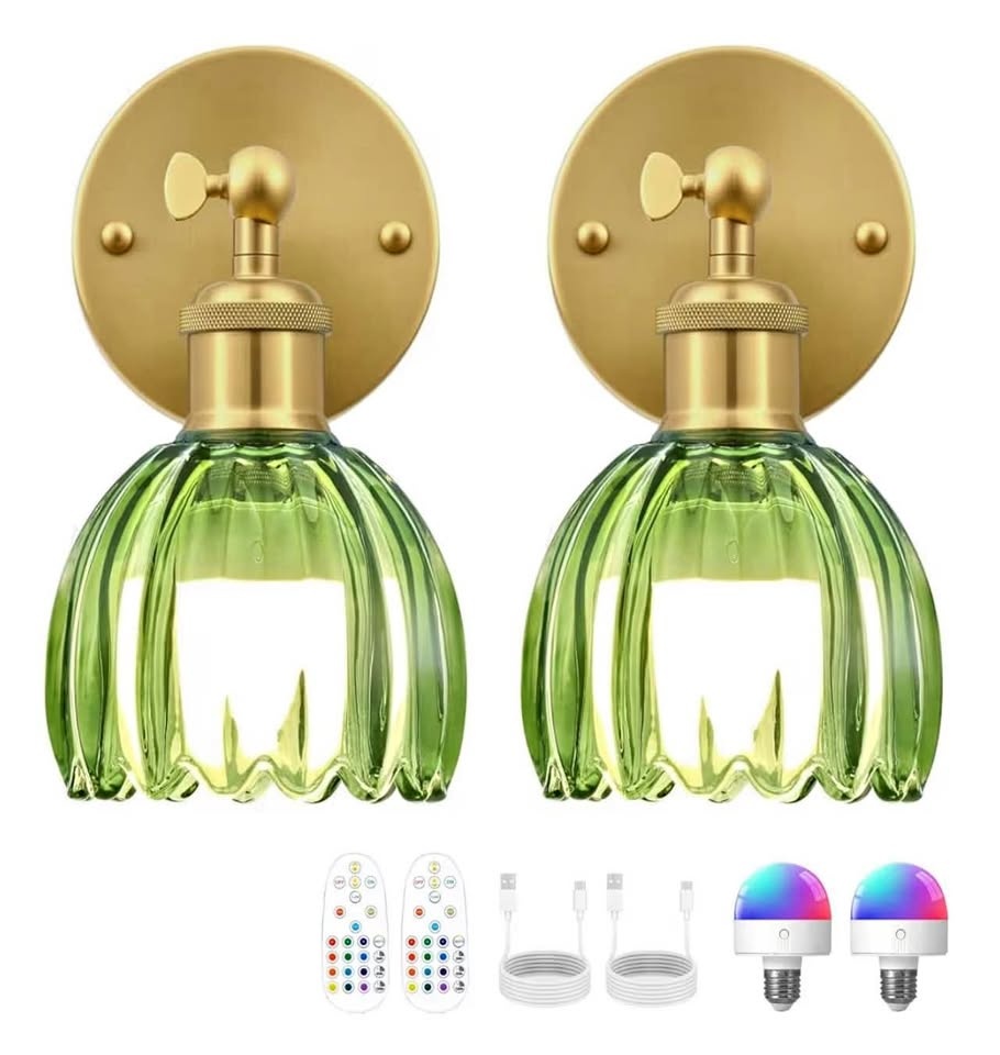 battery operated wall sconce