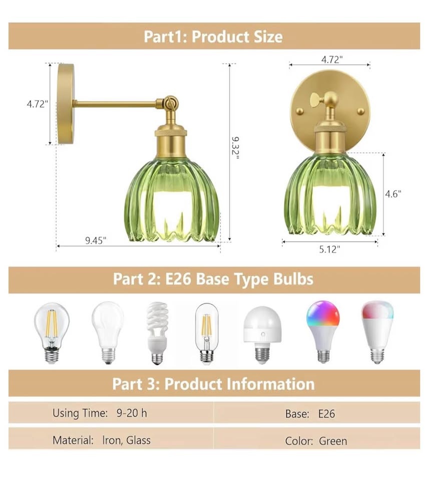 battery operated wall sconce - photo 5