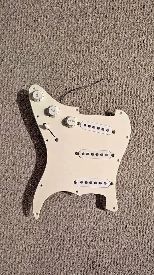 Squire Strat Loaded Pick Guard