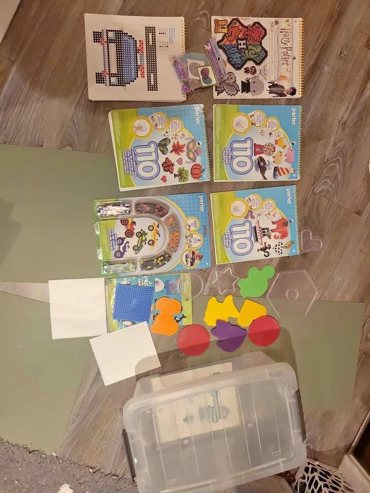🎨 Perler Bead Mega Craft Lot + Storage Box