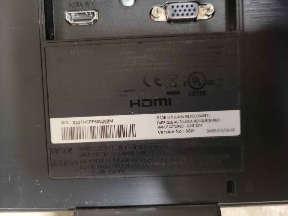 24" Samsung 1080p HDMI Monitor – Works Perfectly - photo 2