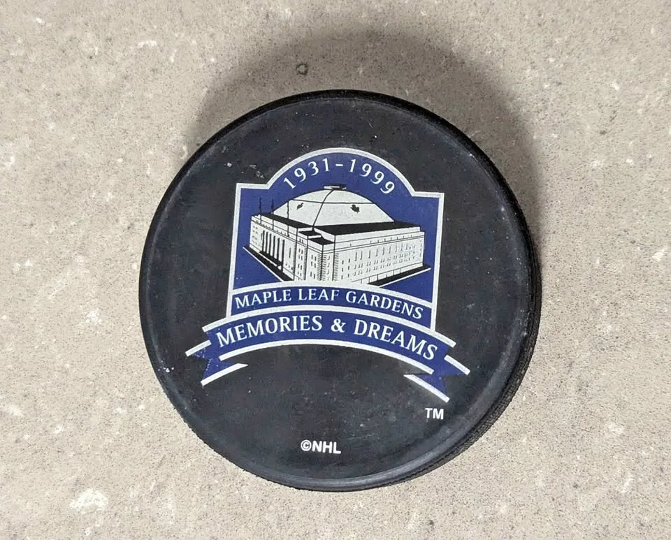 Vintage Toronto Maple Leafs Puck (1931-1999)