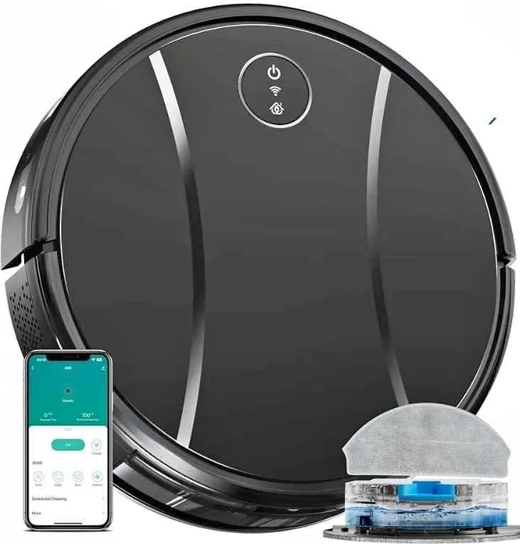 Robot Vacuum and Mop Combo, 4200Pa Powerful Robotic Vacuum