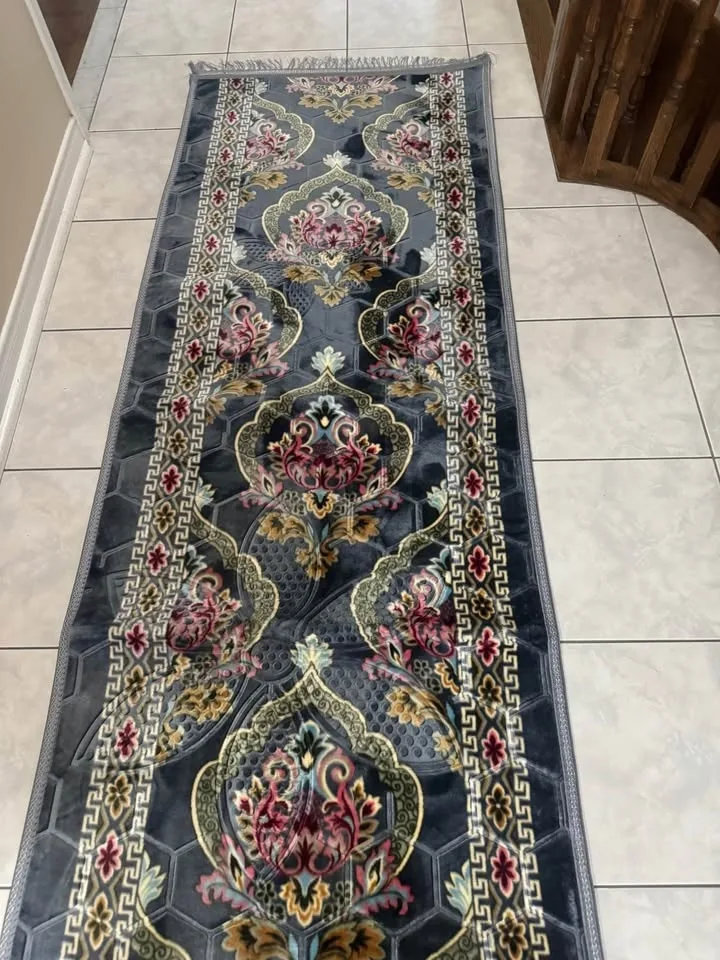 Hallway runner machine washable size image indicator(9)