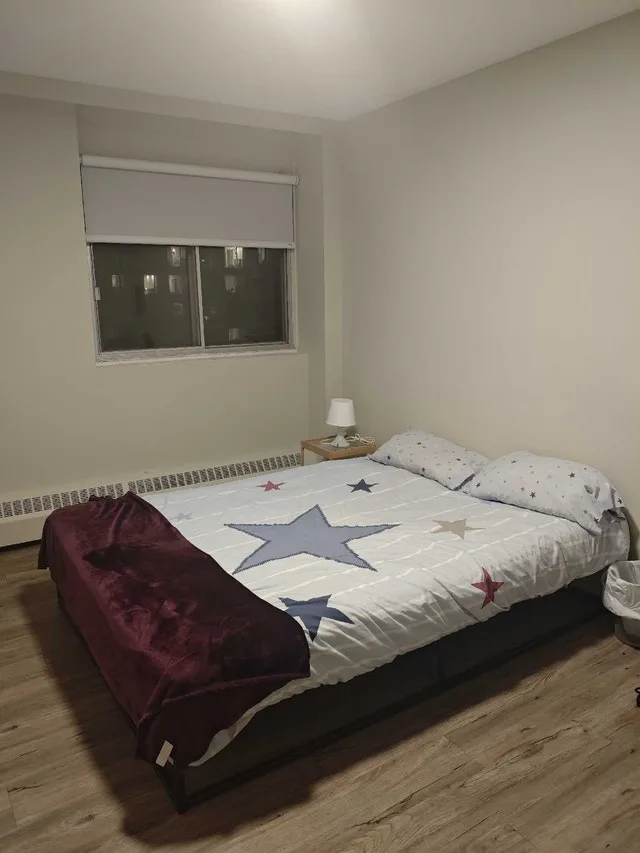 Queen sized bed and bed frame