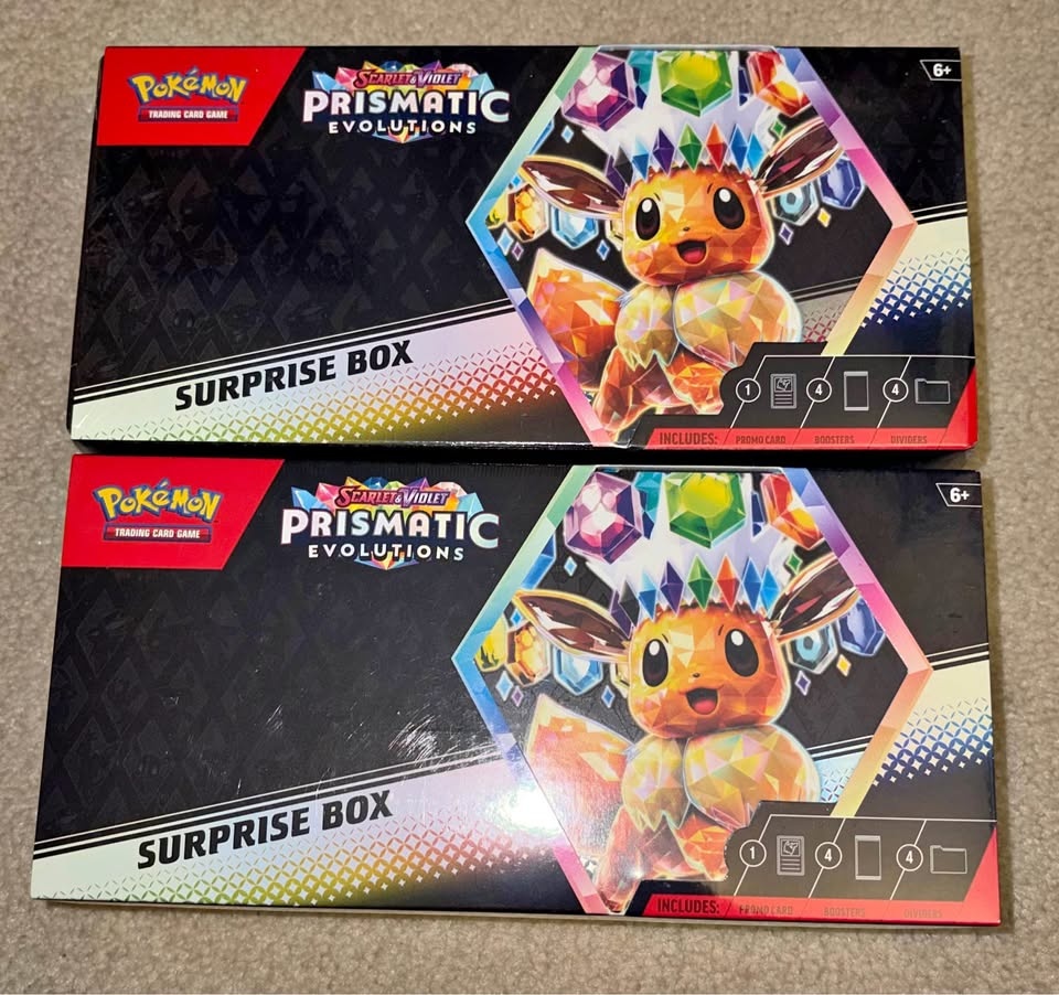 Pokemon Prismatic Evolutions Surprise Box
