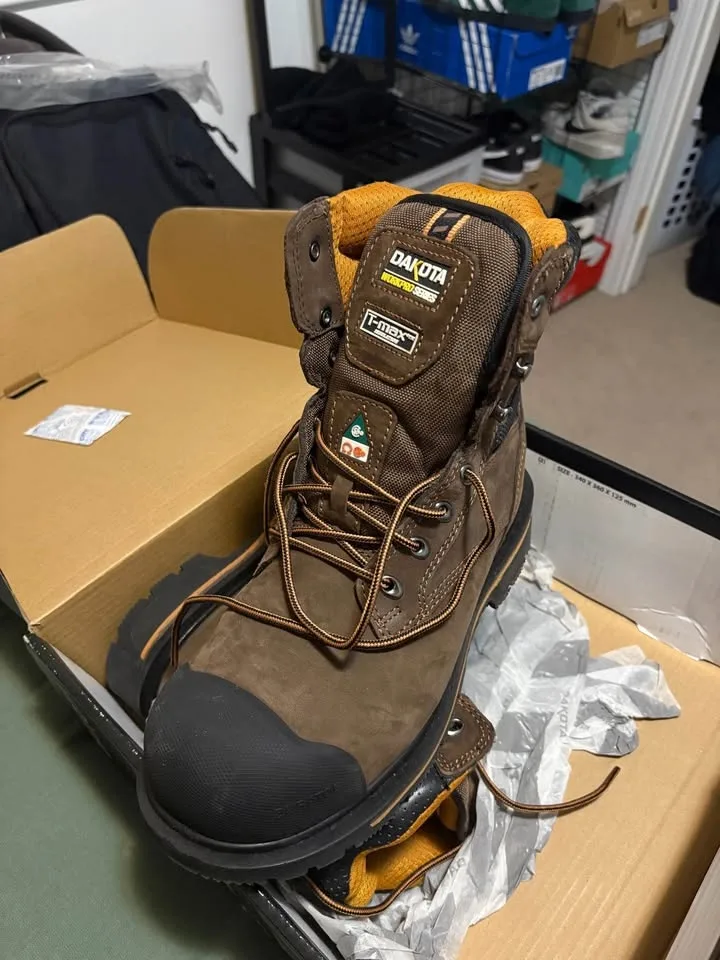 Dakota WorkPro Series brown work boots | Size 9 image indicator(3)