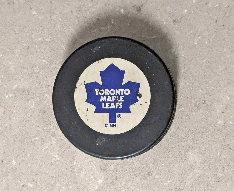 Vintage Toronto Maple Leafs Official NHL Hockey Puck - Collector