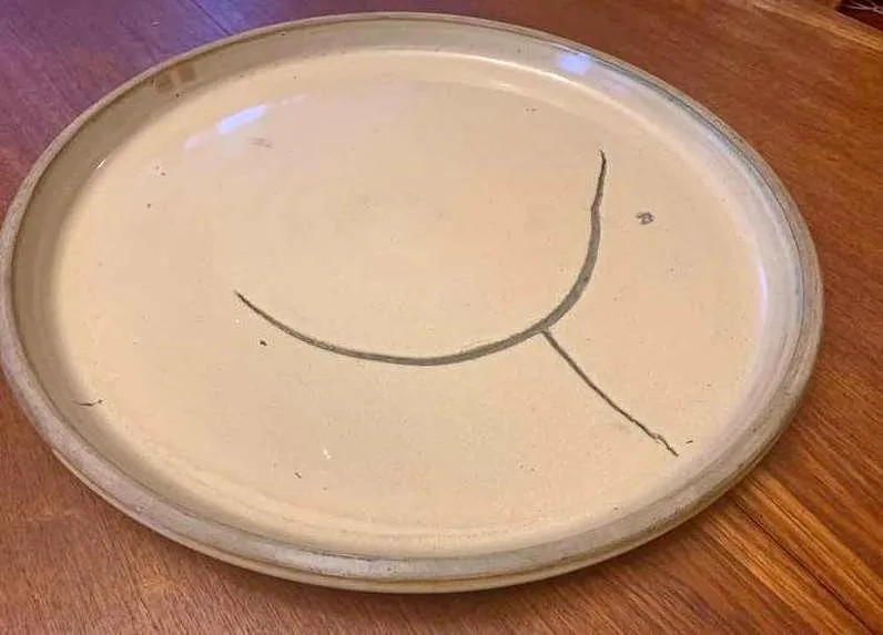 MCM Large 21" ceramic studio hand made art work