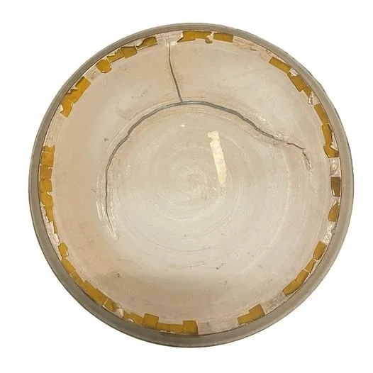 MCM Large 21" ceramic studio hand made art work image indicator(7)