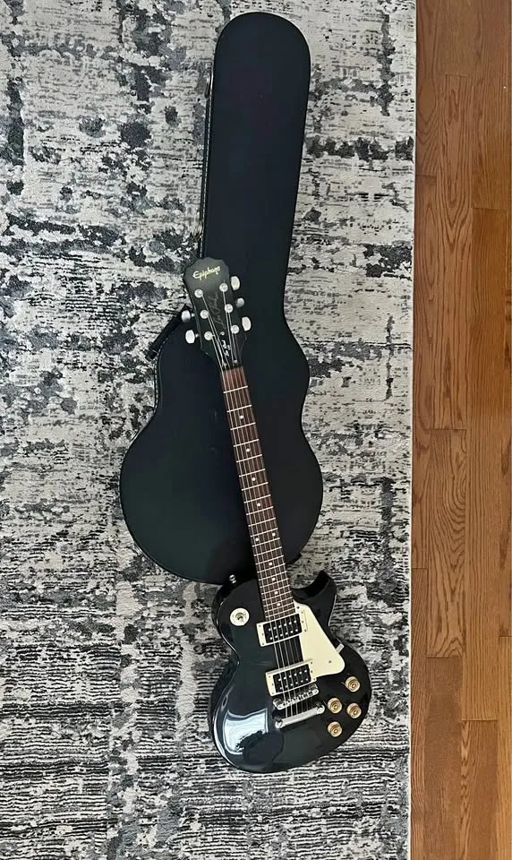 Full Electric Guitar Bundle — Epiphone + Fender Amp + Case