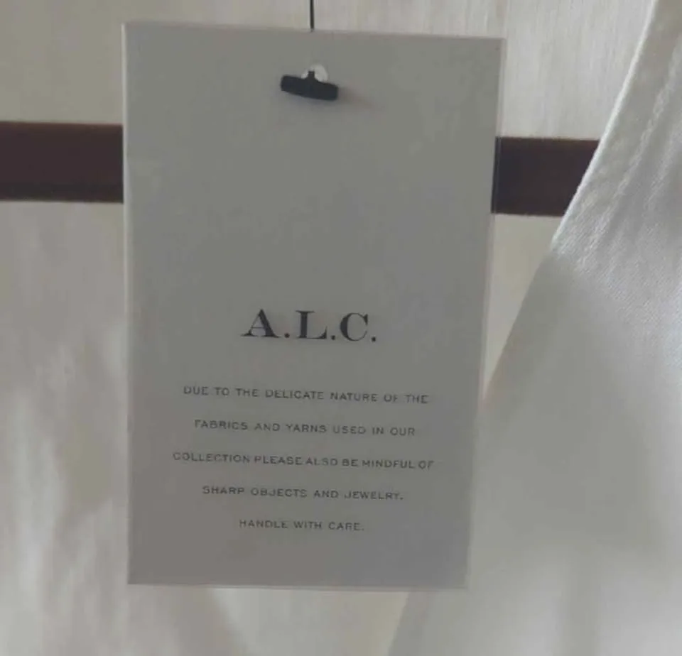 A.L.C. Cream Ruffle Sleeve Mini Dress image indicator(2)