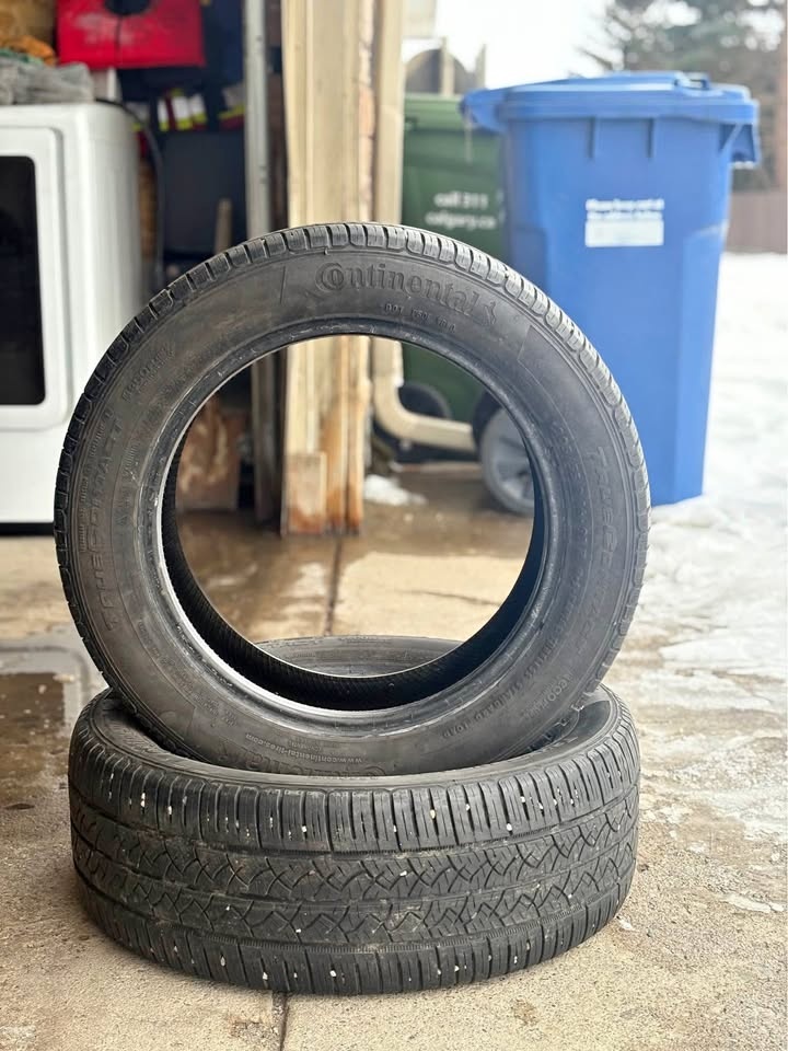 (2) Continental 205/55R16 All Season Pair!