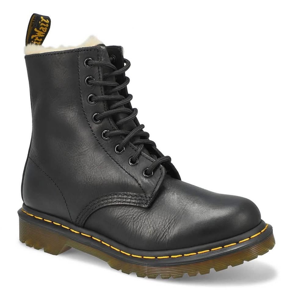 Dr. Martens 1460 Fur Lined Serena Boots Women’s 7 - photo 3