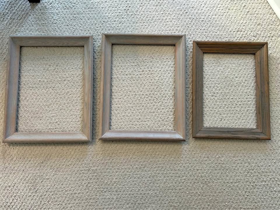Solid Oak Wood Picture Frames ￼