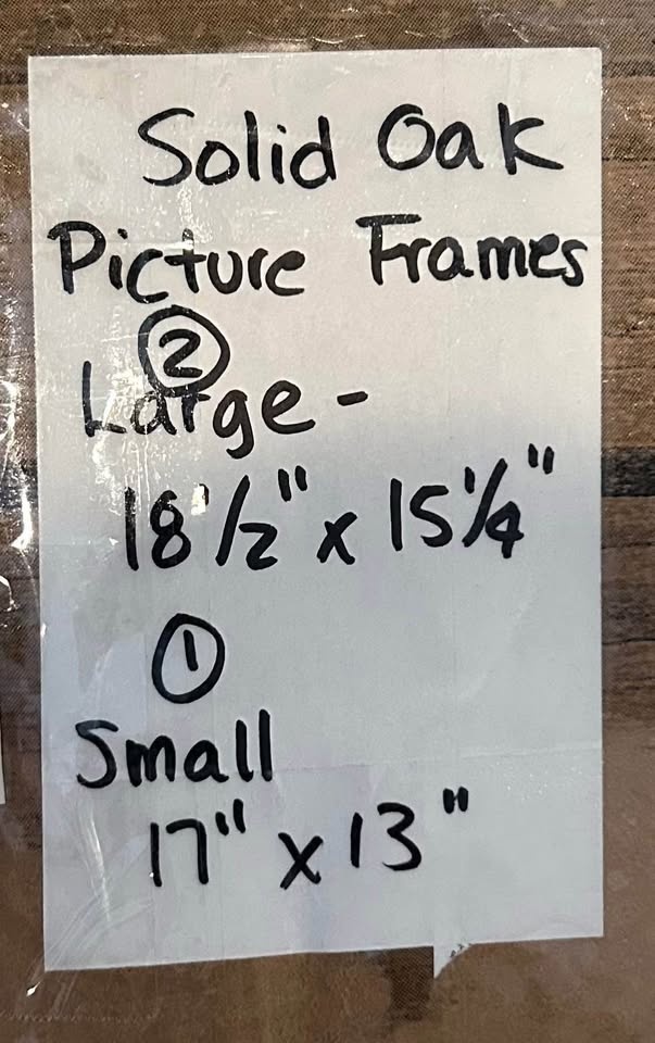 Solid Oak Wood Picture Frames ￼ - photo 3
