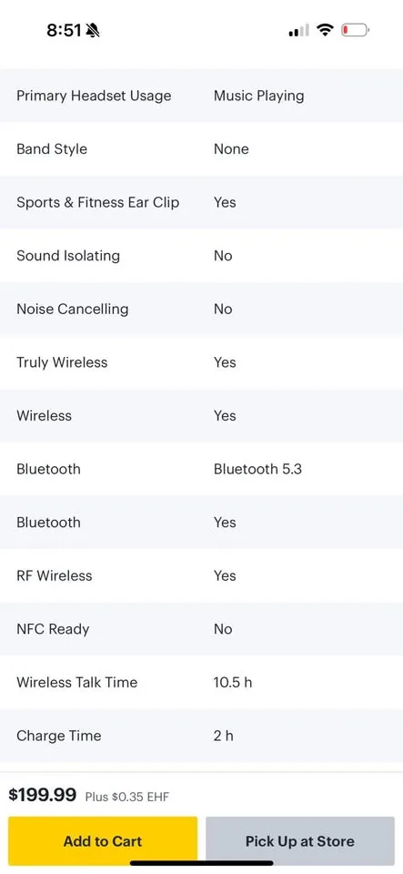 Soundcore Aerofit Pro Open-Ear Wireless Headphones - Black image indicator(6)