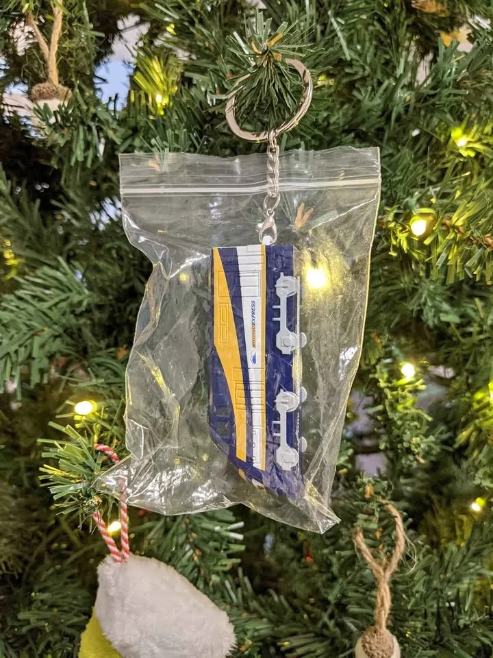 TransLink West Coast Express Compass Keychain