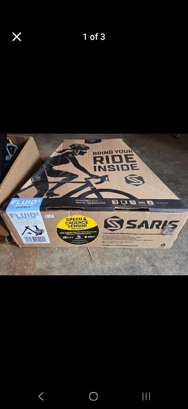 Saris Fluid2 indoor bike trainer