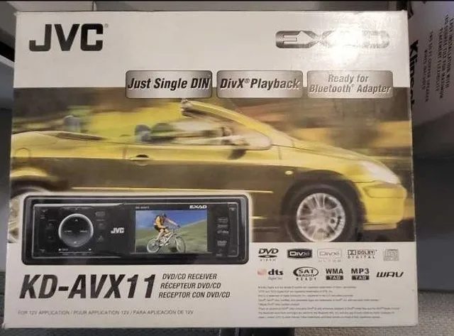 JVC dvd/cd receiver with bluetooth