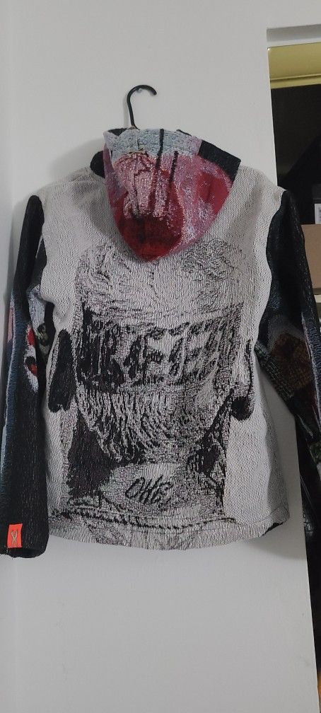 1 OF 1 BRAND X CHRIS BROWN TAPESTRY HOODIE - photo 2