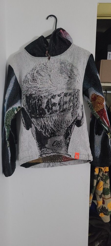 1 OF 1 BRAND X CHRIS BROWN TAPESTRY HOODIE - photo 5