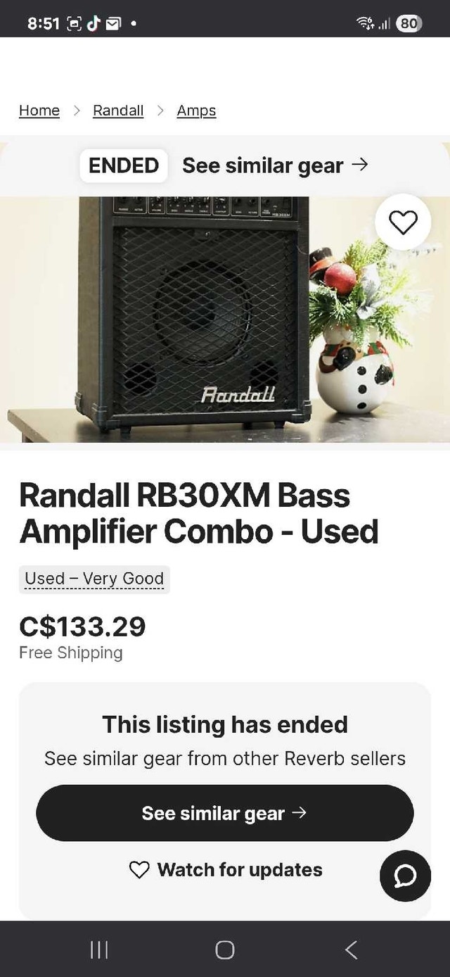 Randall RB30XM - photo 5