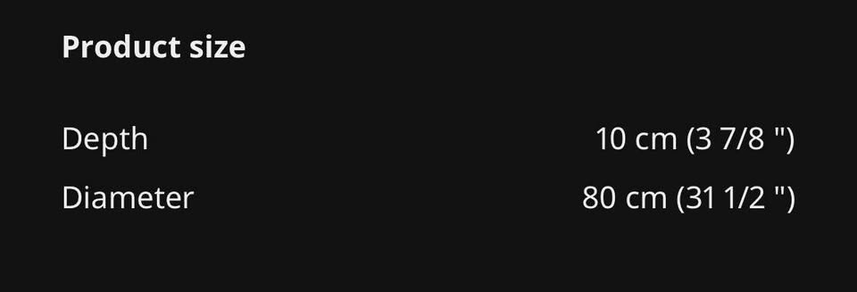 Ikea Stockholm Mirror - Walnut Veneer, 80cm (31 1/2 “) - photo 4