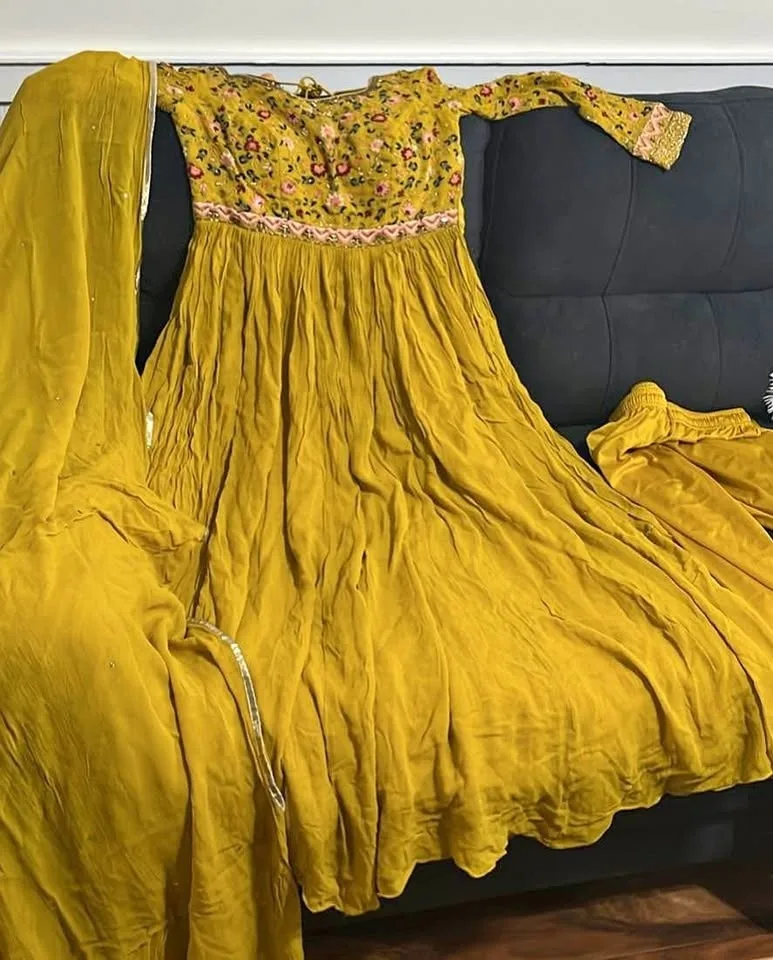 Indian Anarkali suit set