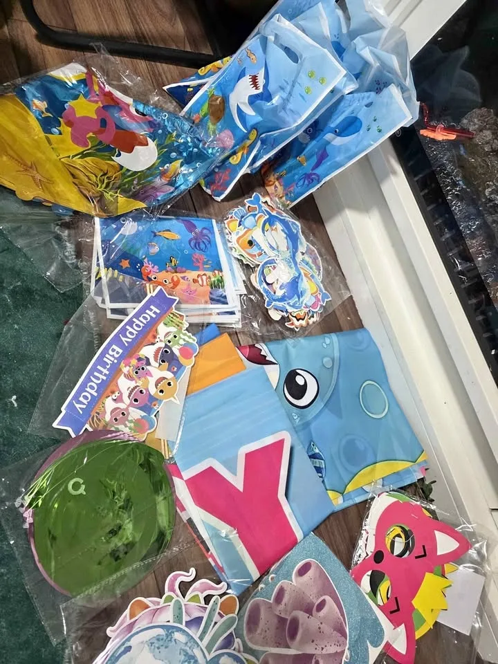 Baby Shark Birthday Decorations