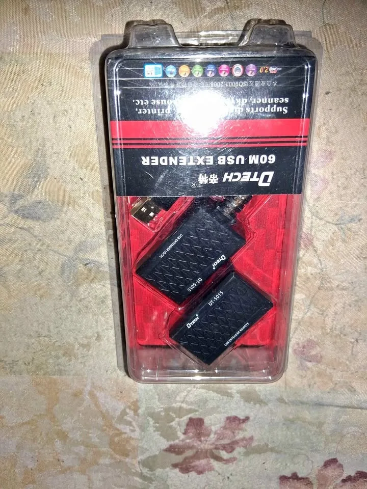 Dtech DT-5015 USB Extender Set – Extend USB up to 60m – $20 FIRM