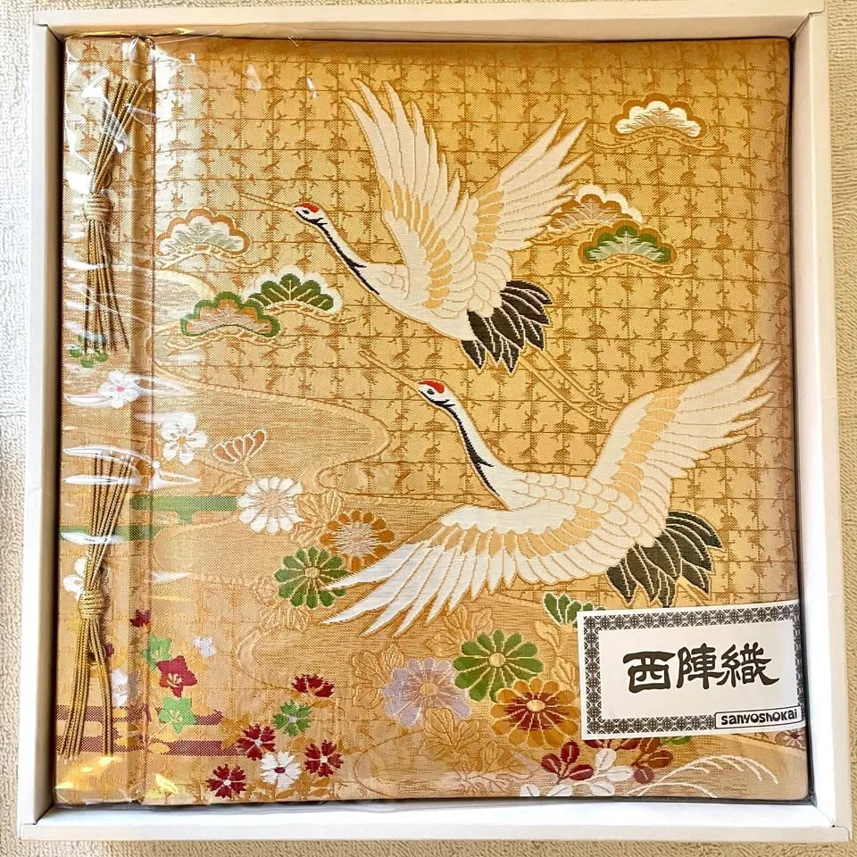 Scrapbook Photo Album – Japanese Nishijin Weave Cover