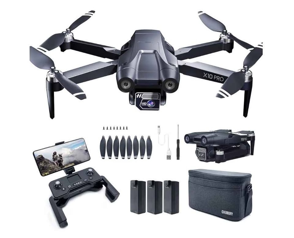 CHUBORY X10 PRO GPS Drone 4K UHD, 90 Min Flight - photo 3