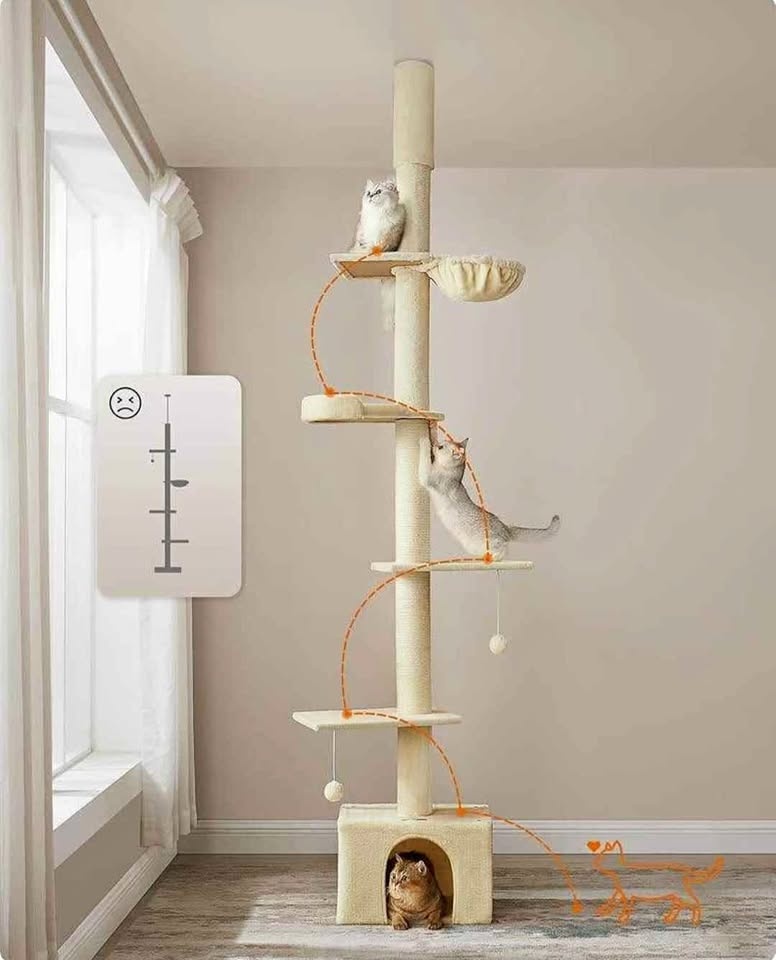 Floor to Ceiling Cat Tree