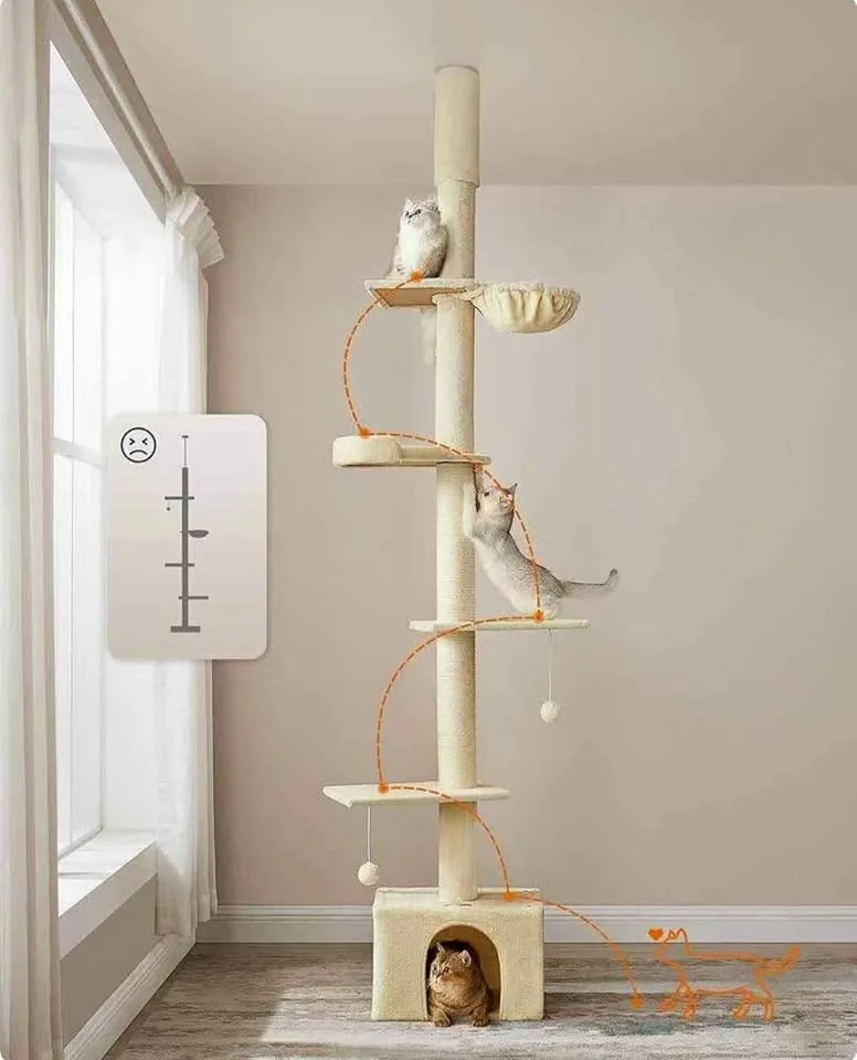 Floor to Ceiling Cat Tree